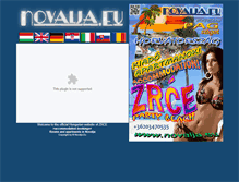 Tablet Screenshot of novalja.eu